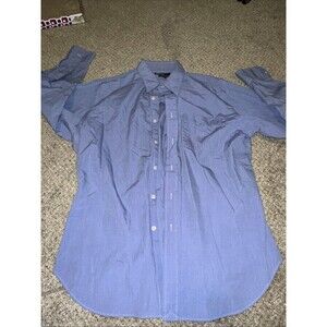 Vintage Polo Ralph Lauren Andrew Long Sleeve Button Down Size 16.5 Hong Kong